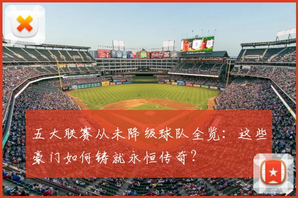 五大联赛从未降级球队全览：这些豪门如何铸就永恒传奇？